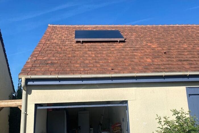 panneau solaire thermique garage Héliofrance